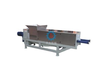 中藥草糞脫水壓榨中